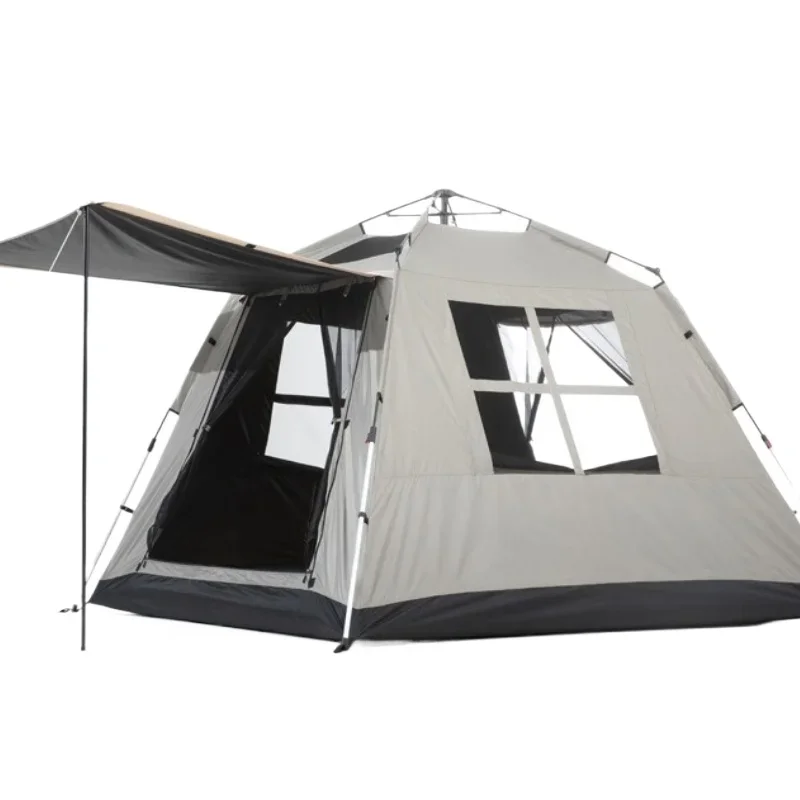 

Automatic tent vinyl canopy integrated, outdoor convenient camping rainproof field camping overnight equipment full set