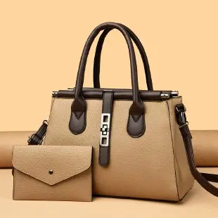 

Luxury Brand Leather Tote Bag For Ladies Spacious Handbag Shoulder Bag Elegant Classic Design