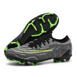 Outdoor Men Training Football Boots Non-Slip Professional Soccer Shoes Cleats Match Ultralight High-quality Long Spikes Unisex