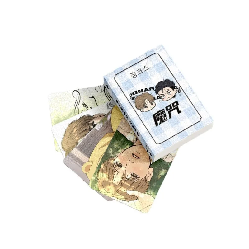 Imagem -03 - Cartoon Character Model Plate Lomo Card Anime Figure Cartão Postal Zhou Zaijing Jindan Cosplay Fãs Presente Magia Magia Novo 55 Pcs