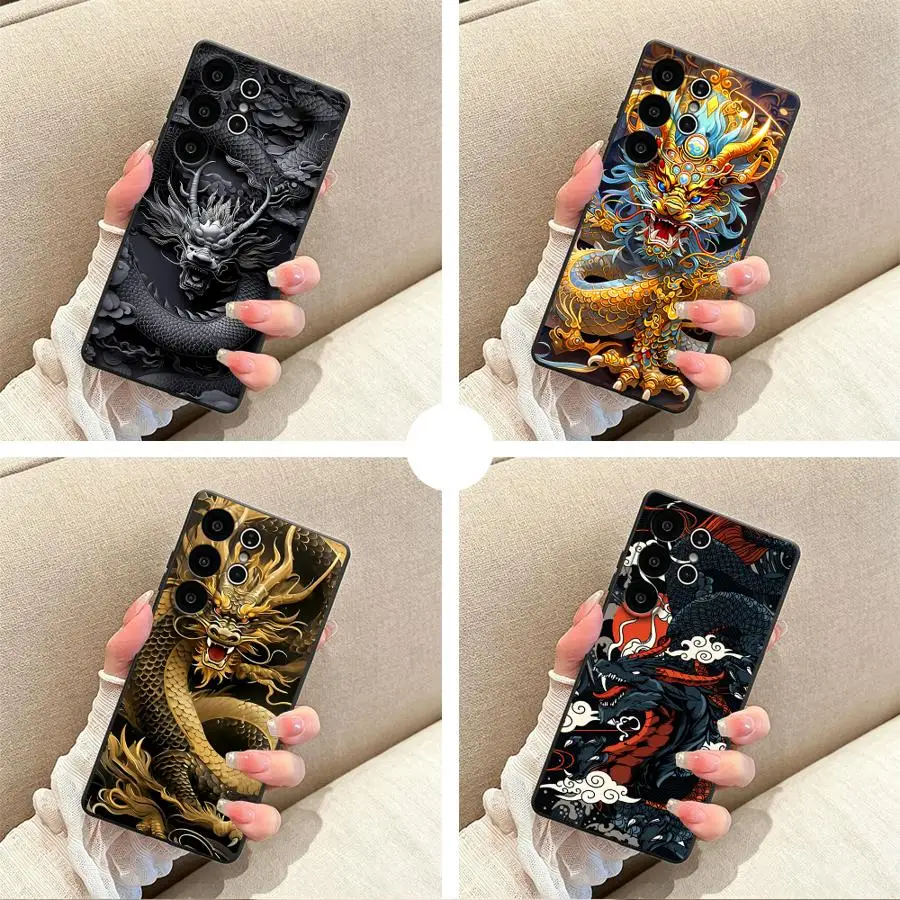 Phone Cover Case for Samsung Galaxy S26 Ultra S20 S24+ S25 Plus S26+ S10 S9 Note 20 8 9 10 S21 FE S25+ S24 S23 Golden Cool