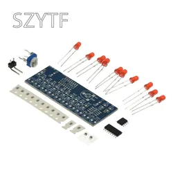 Smart Electronics Kits NE555+CD4017 Light Water Flowing Light LED Module DIY Kit