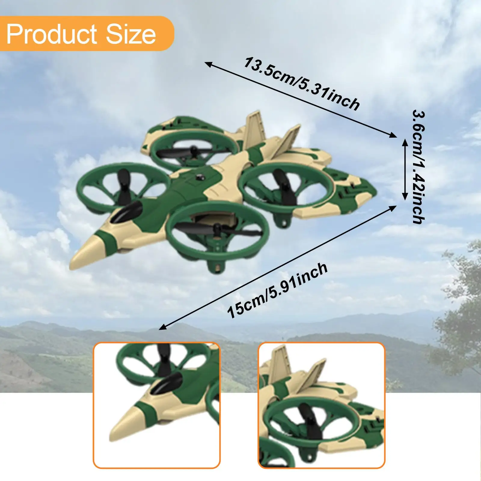 

Miniature RC Fighter Jet Plane Foam Material Toy Aircraft for Boys Girls Beginners Training Gift