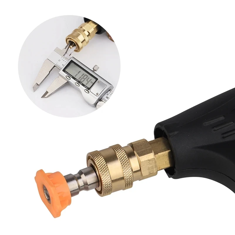 Accessori per autolavaggio pistola ad acqua per idropulitrice pistola per idropulitrice 1/4 connessione rapida 5 ugelli per autolavaggio Karcher
