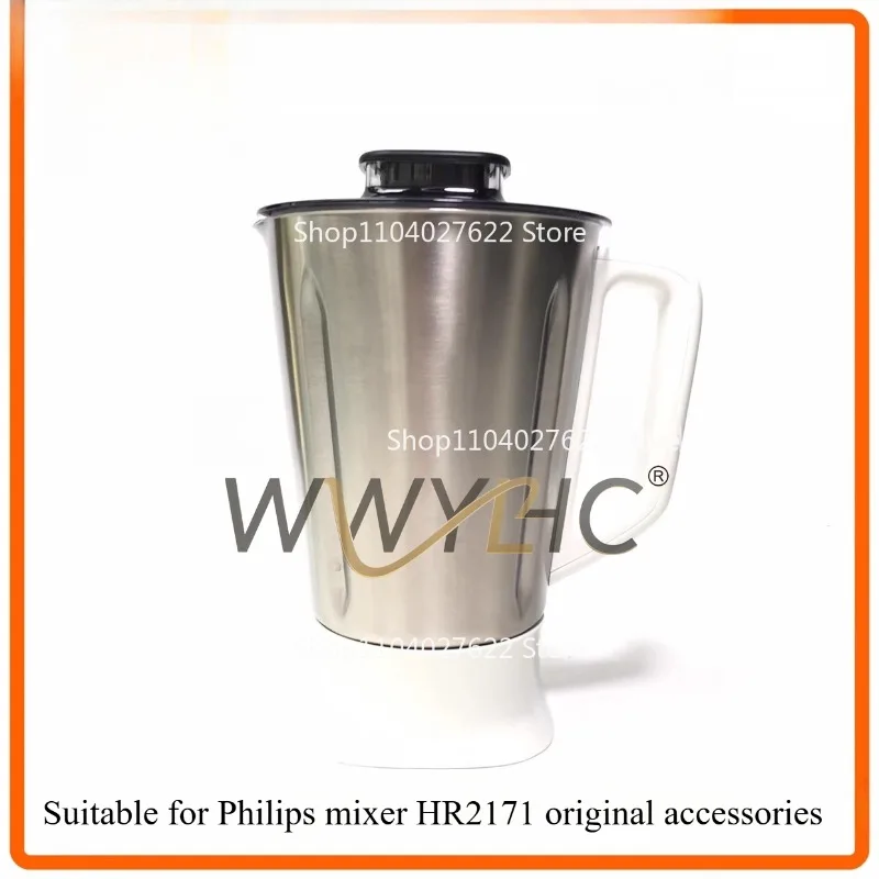 

Suitable for Philips HR2171 2168 accessories Stainless steel mixing cup, knife head, cup lid [scratched]