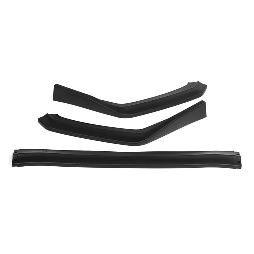 3Pcs Car Front Bumper Spoiler Lip Guard Lowetr Splitter Diffuser Bumper Body Kit For Subaru WRX STI 2015 2016 2017 2018 2019