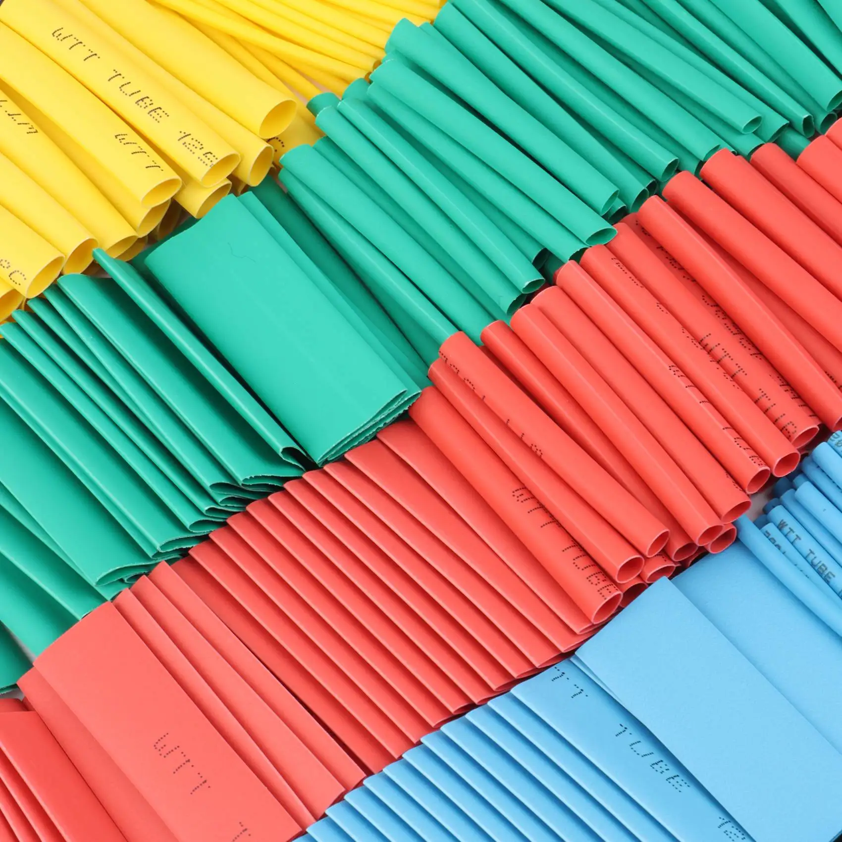 

A63K-1060PCS Heat-Resistant Tube, Insulation Shrinkable Flame-Retardant Color Halogen-Free Environmental Protection Casing