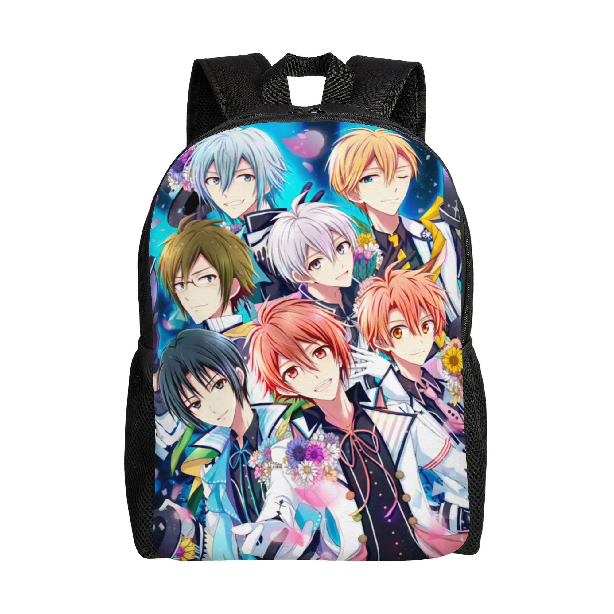 

Back to school season Portable Cartoon (1) Schoolbag IDOLiSH7 High School Students Backpack