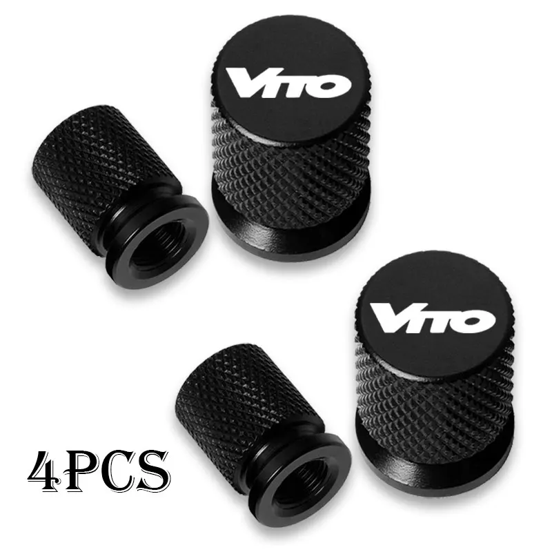 Car Wheel Tire Valve Caps Tyre Stem Covers Airdust Waterproof For Mercedes Benz VITO Accessories