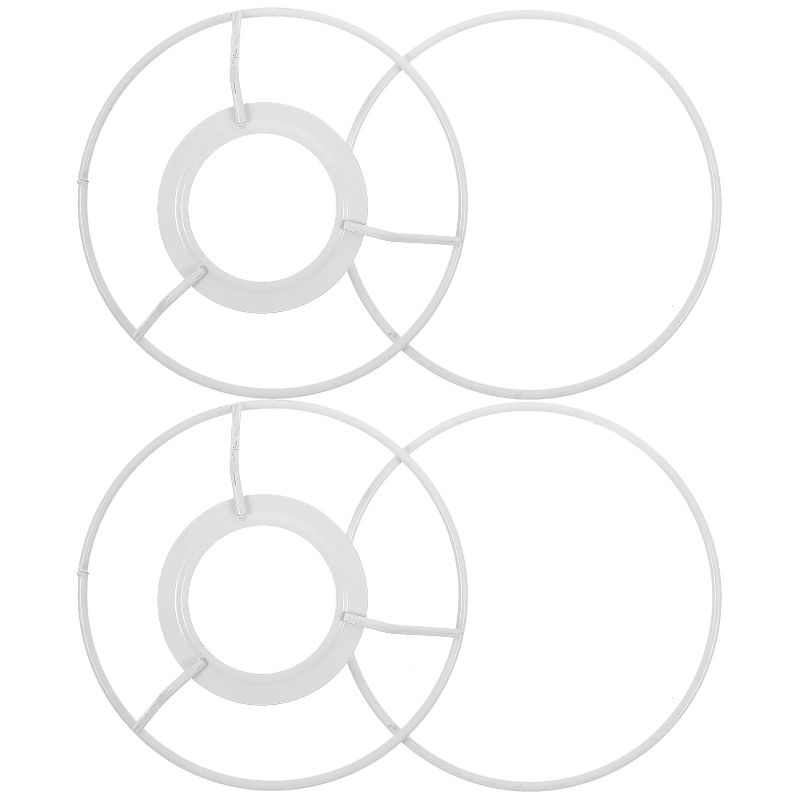 

2 set Round Iron Wire Lampshade Frame Ring For Diy Lamp Shade Replacement Holder Light Accessories Metal Lampshade