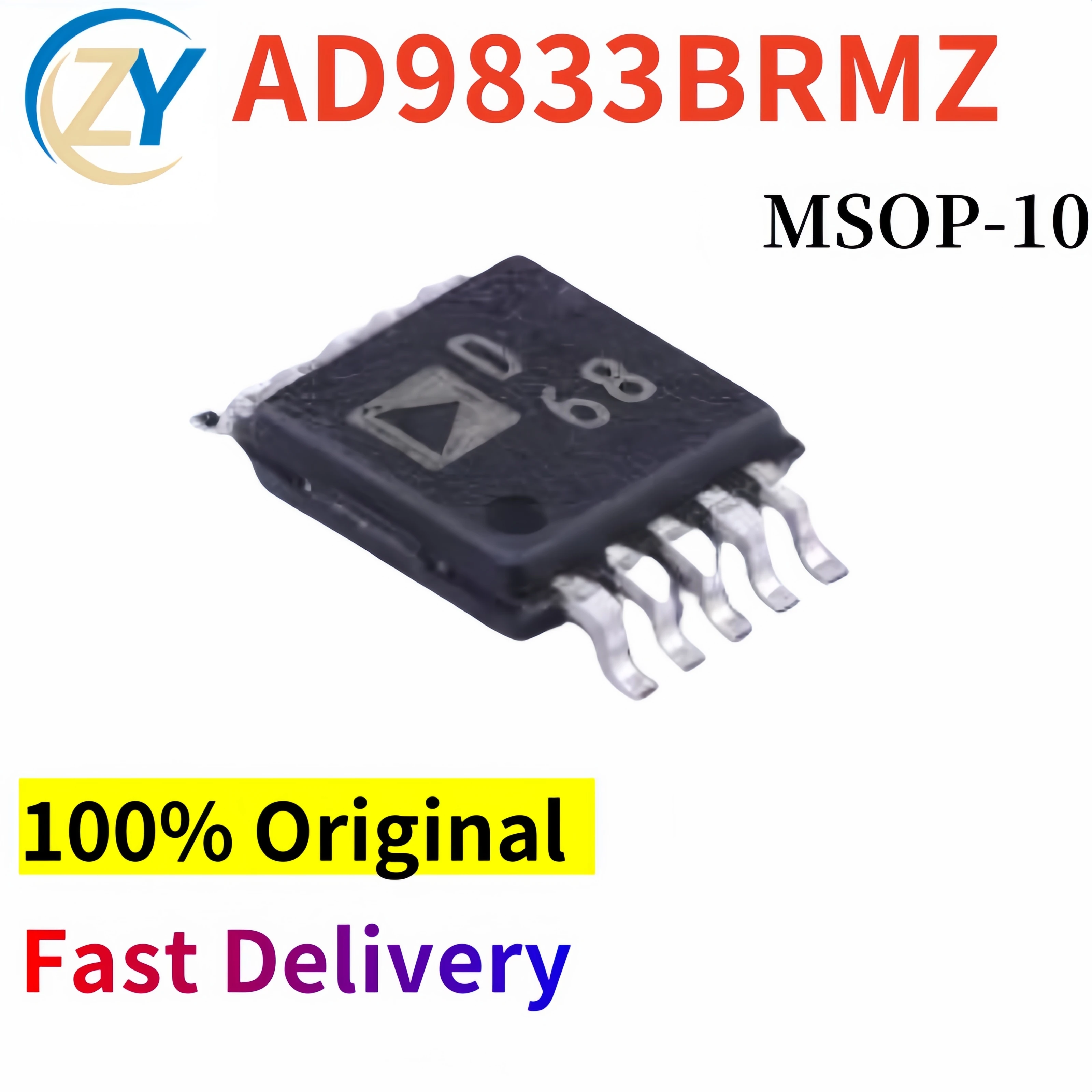 

(2pcs) AD9833 Converters AD9833BRMZ MSOP10 100% Original & In Stock