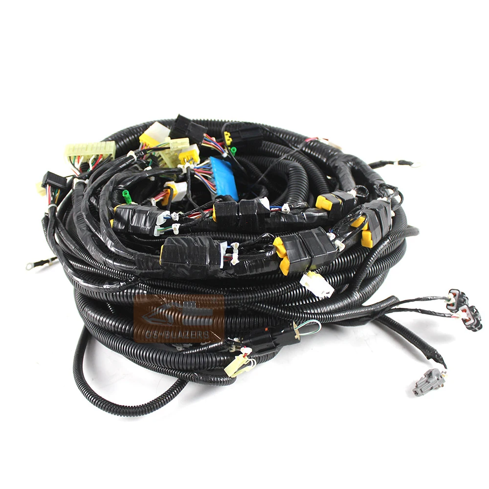 PC300-6 6D102 Excavator Parts External Cabin Wire Harness 207-06-68131 207-06-61150 207-06-61151