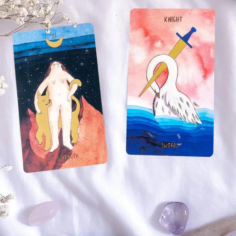 Female self lovt Tarot Cards A78 Deck Oracle English Visions Divination Edition Borad Playing Games Entertainment Board Game