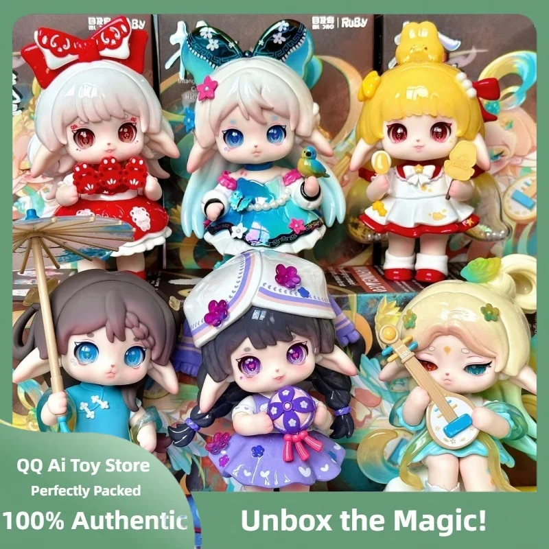 

Original Ruby V2 Intangible Cultural Heritage Serie Figurine Blind Box Collection Decoration Pvc Model Mystery Box Surprise Gift