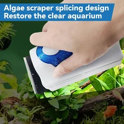 Super Magnetic Aquarium Cleaning Brush Aquarium Glass Scraper Cleaner Floating Aquarium Cleaner Glass Scraper Cleaning Tools