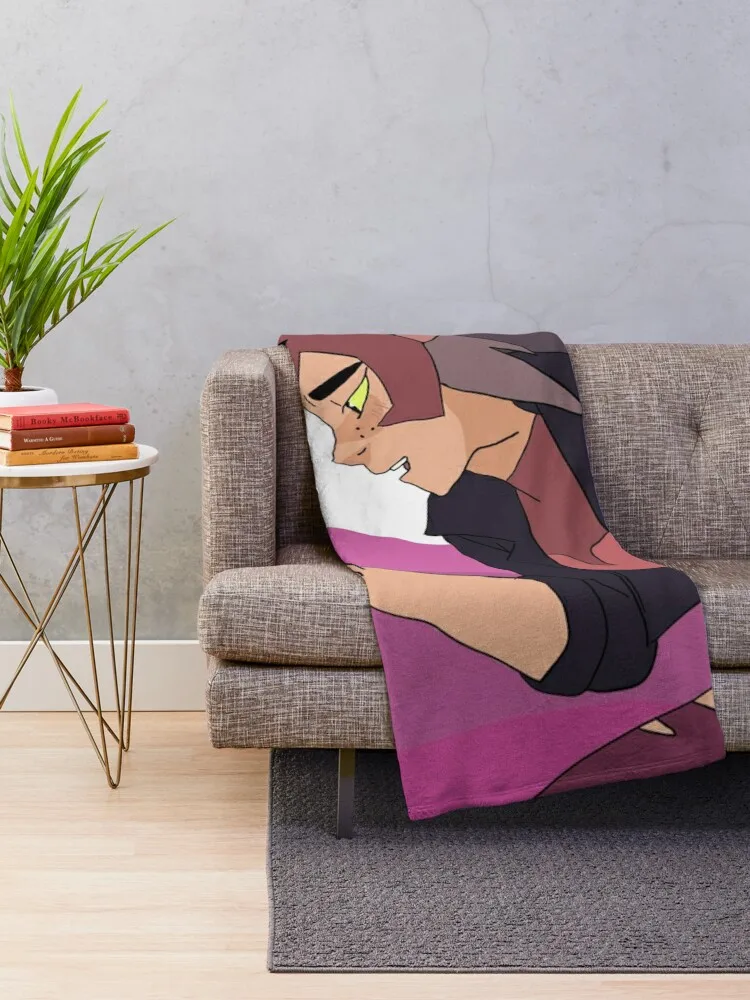 She-Ra Adora and Catra Digital Trace Drawing Throw Blanket manga Soft Blanket Baby Blanket Fluffy Shaggy Blanket