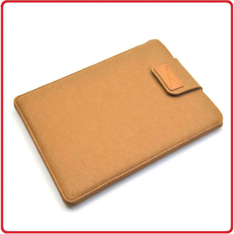iPad Tablet Tasche Filz Polyester Abdeckung 11/12/13/15 Zoll Einfarbig Tablet Taschen Neue Mode Klett Filz Tasche