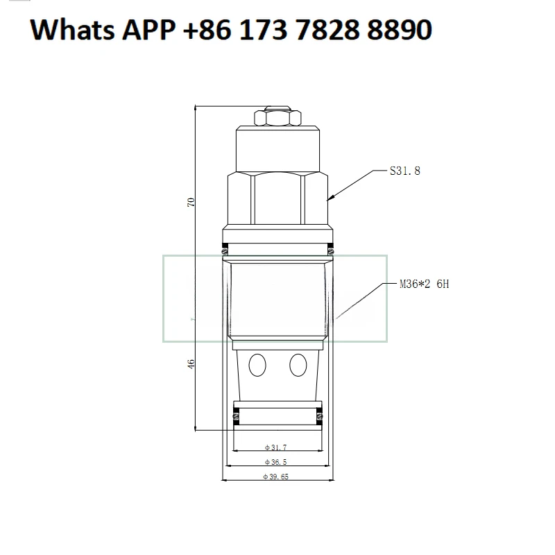 SUN type counterbalance valve threaded cartridge balance valve CBGA-LHN CBGG-LJN 240L