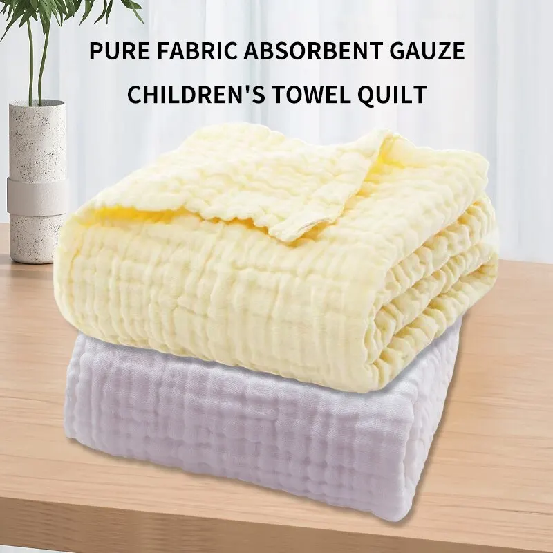 1 قطعة 6 طبقة الخيزران القطن الأطفال لحاف الوليد حمام منشفة لينة و تنفس الطفل أربعة مواسم بطانية 105*105 سنتيمتر