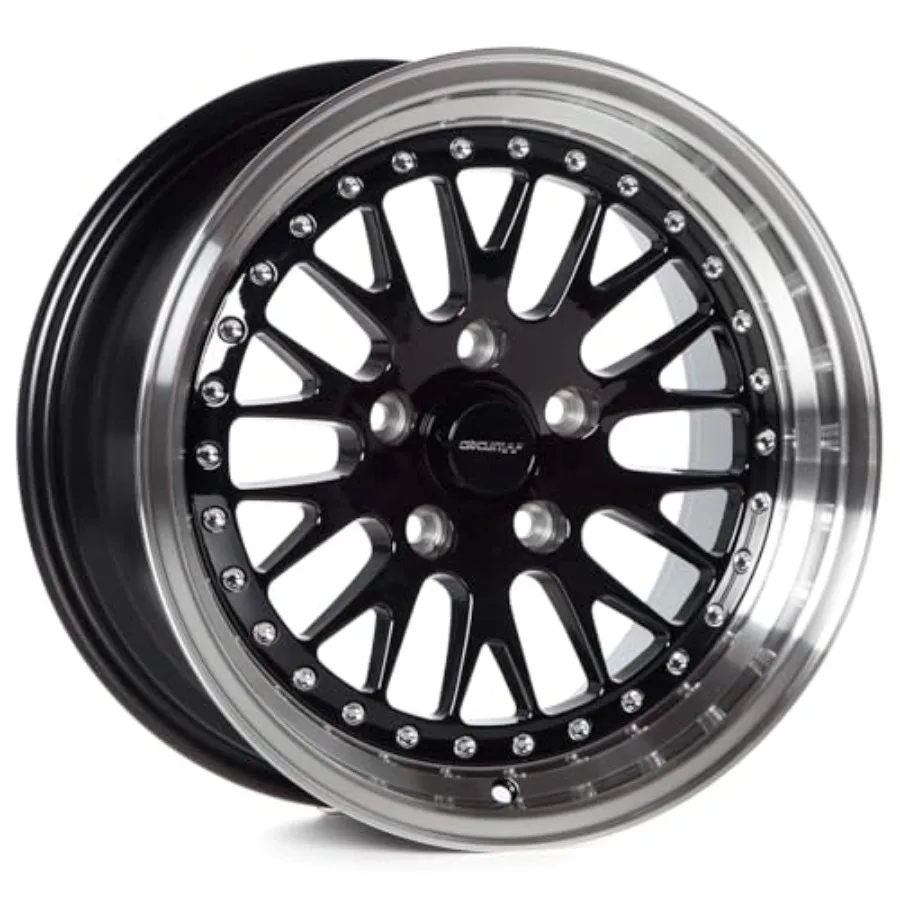 

CP21 16x8 Gloss Black/Machined Lip Wheel 5×114.3 [+25mm]