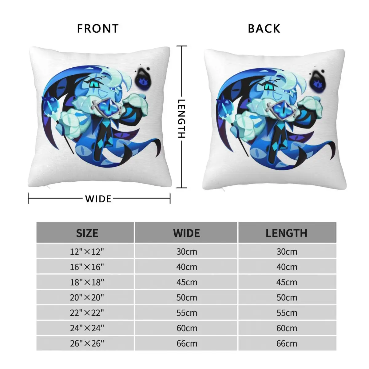 Shadow Milk Cookie Run Pillowcase Polyester Linen Velvet Creative Zip Decor Home Cushion Cover