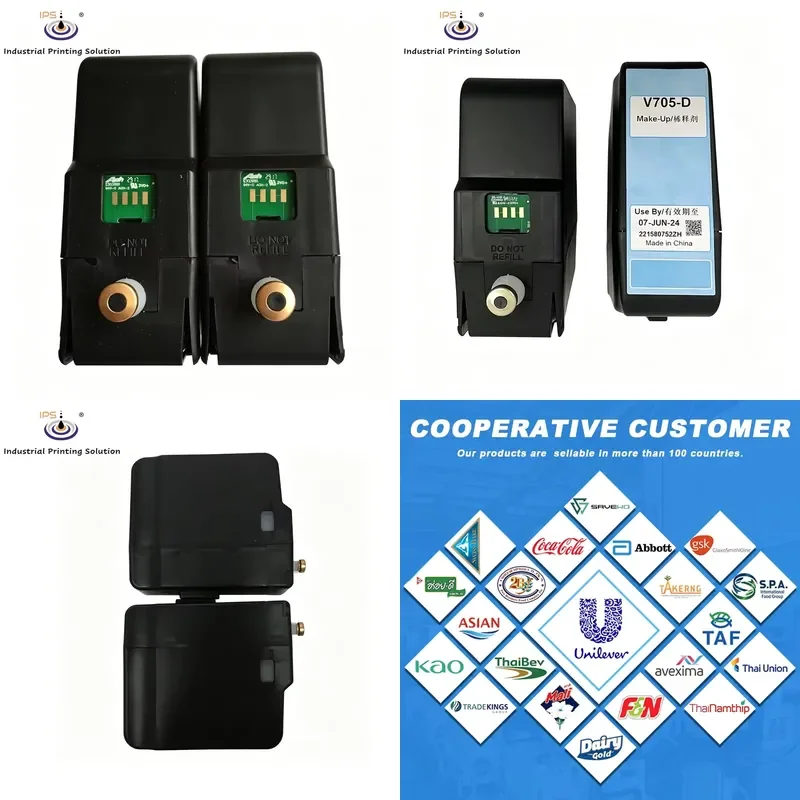 HCY V705-D Makeup Compatible High Quality VJ 1000 Series Printer V705-D Makeup for CIJ Printer