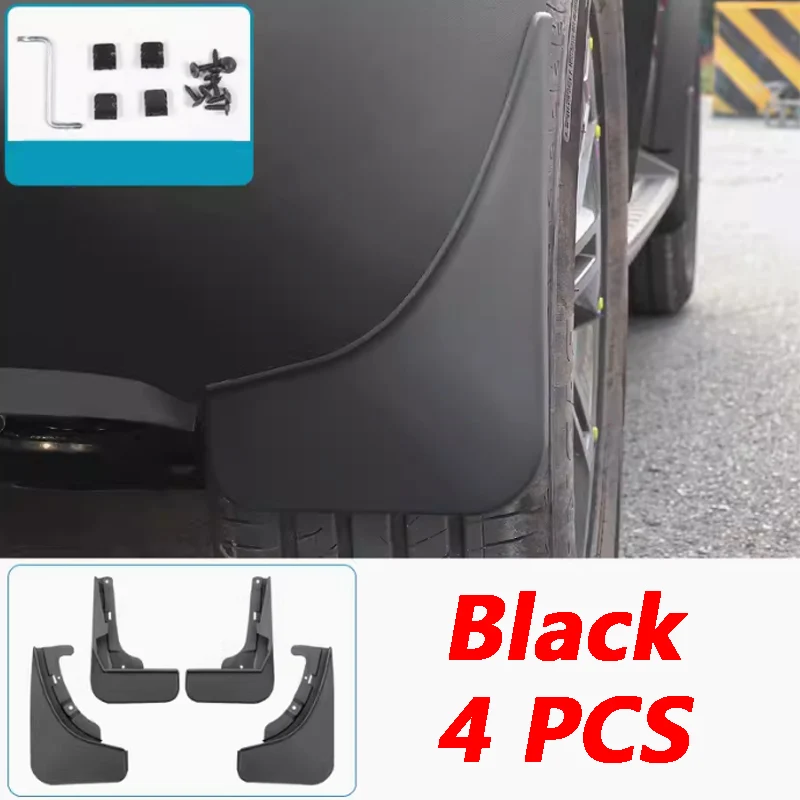 For Jetour T2 Traveller 2023 2024 Car Front Rear Mudflaps Fender Flares Mud Flaps Painted Mudguards Splash Guard Accessories