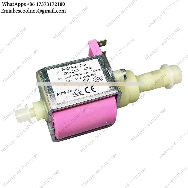 k06 Coffee Machine Water Pump 220V-240V 53W for Espresso Machine Solenoid Vibratory Pump Electromagnetic Pump Self-priming Parts