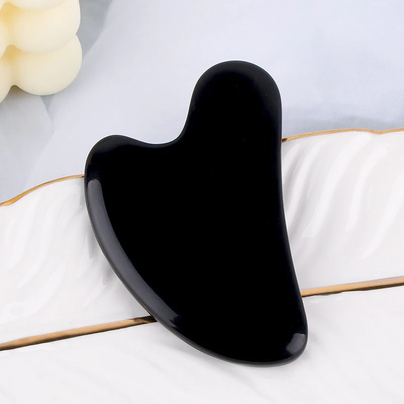 

1PC New Stone Gua Sha Massage Board For Face Rose Quartz Guasha Plate Jade Face Massager Scrapers Tools For Face Neck Back Body