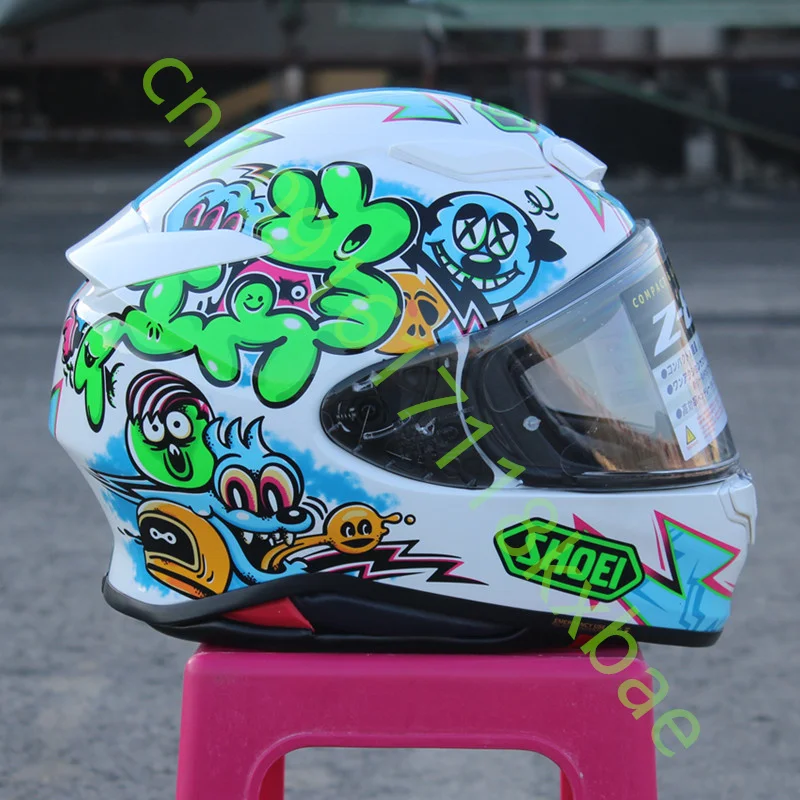 Full Face Motorcycle Helmet SHOEI Z8 RF-1400 NXR 2 Helmet Riding Motocross Racing Motobike Helmet,MURAL TC-10