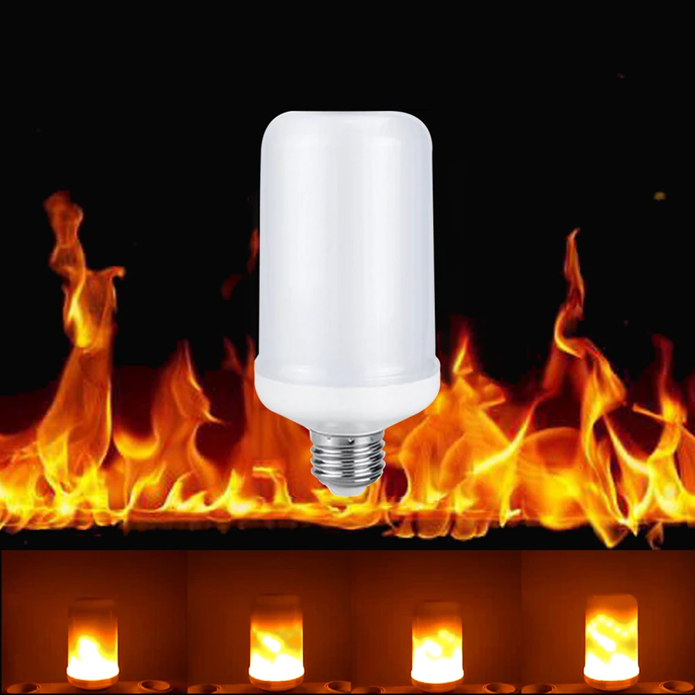 

LED Flame Flickering Effect Light Bulb SMD2835 Creative Decorative Lamp for Party Holiday Birthday Gift burning