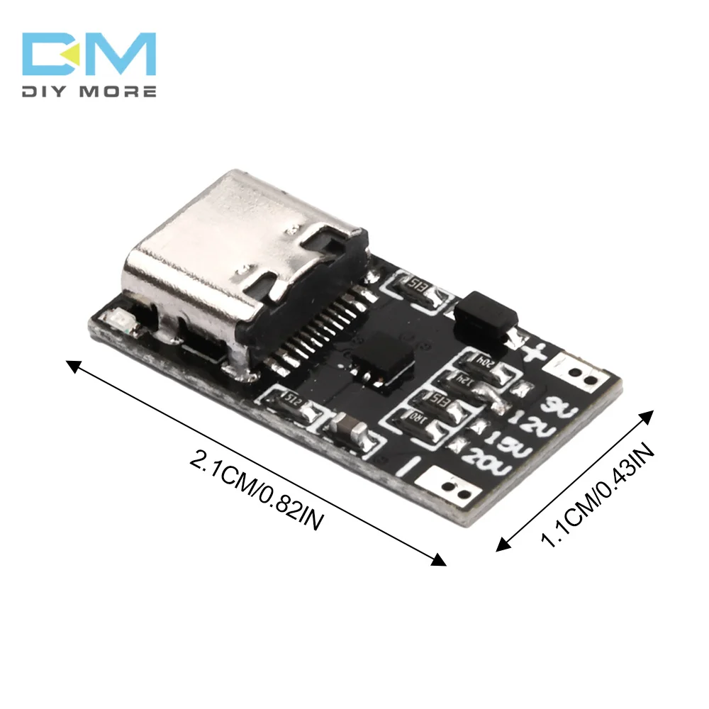 Fast Charging Trigger USB Booster Module, Interface Tipo-C, Adequado para Roteador, Gato Óptico, PD, QC, 9V, 12V, 15V, 20V