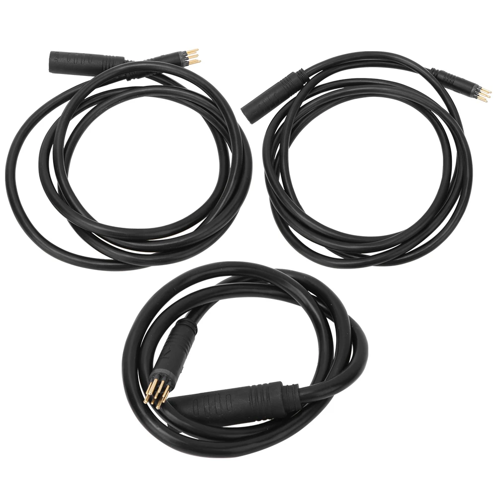 Electric Bike Motor Cable 9 Pin Wheel Motor Extension Cable for Electric Bike Female to Male Wire E Bike Accessory