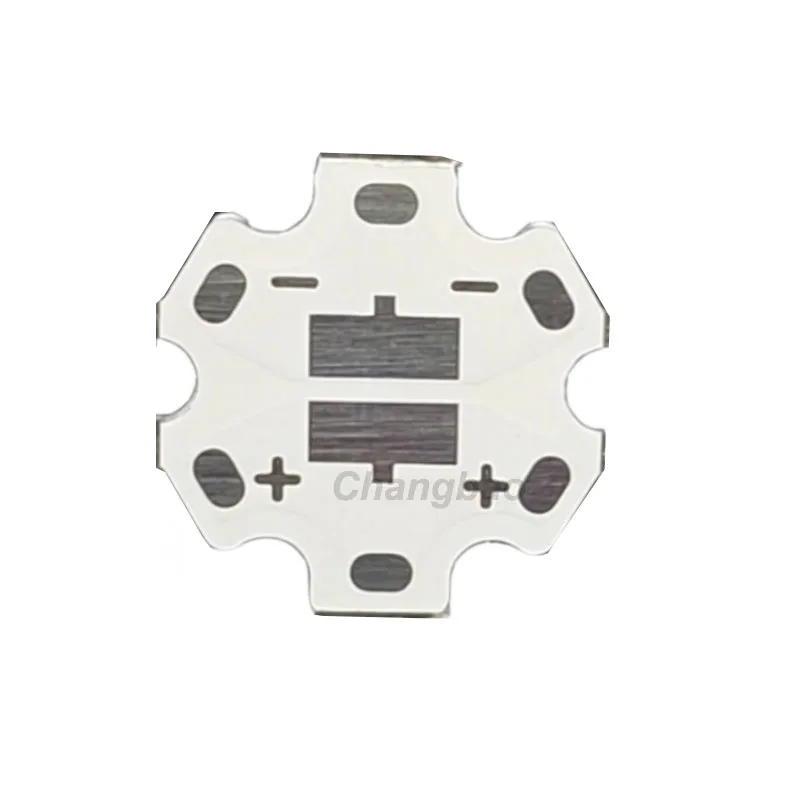 100pcs/lot EMC7070 Star PCB Aluminum Substrate 20mm PCB Board for 7070 Leds