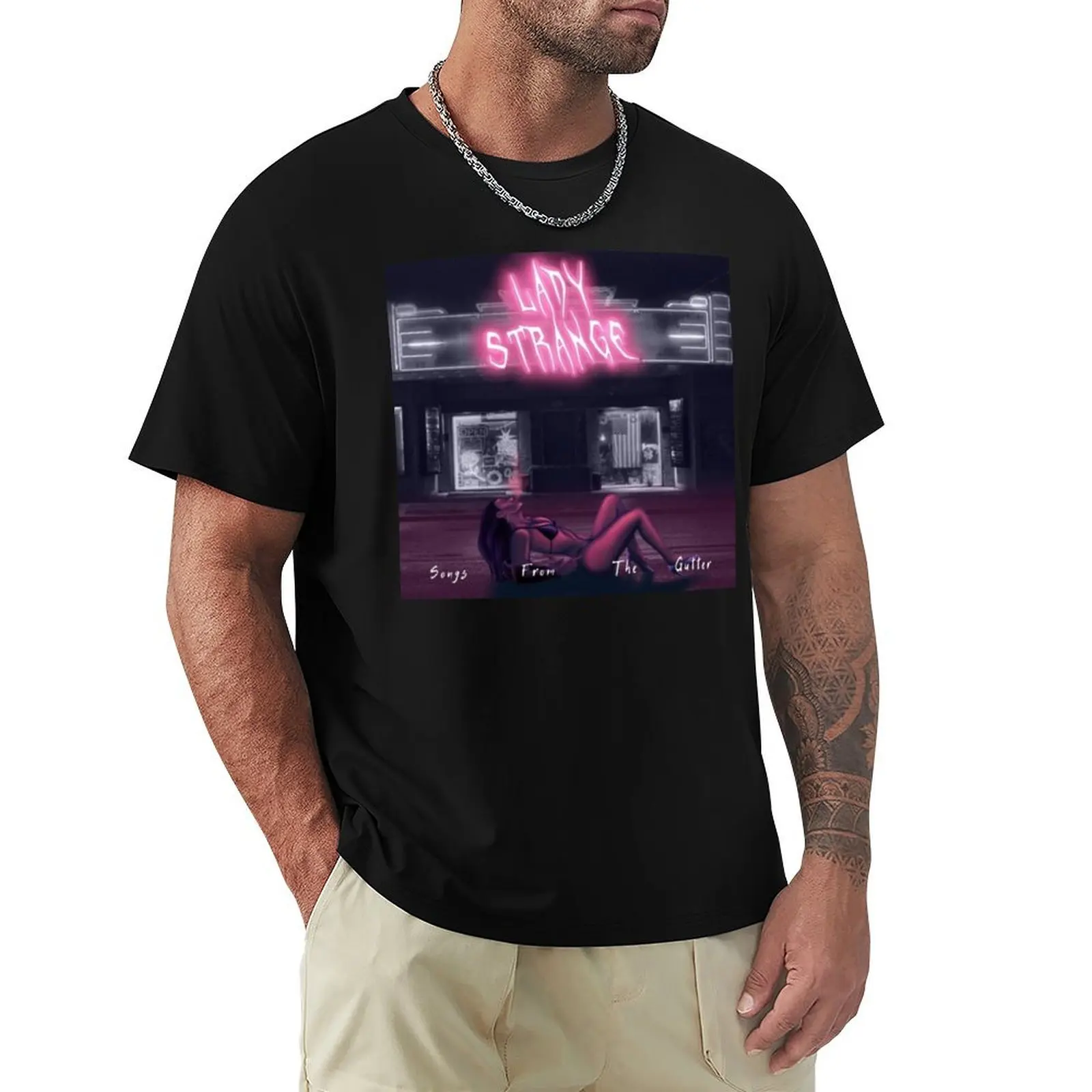 

Lady Strange Songs From The Gutter T-Shirt Casual Daily Outfit T-Shirt
