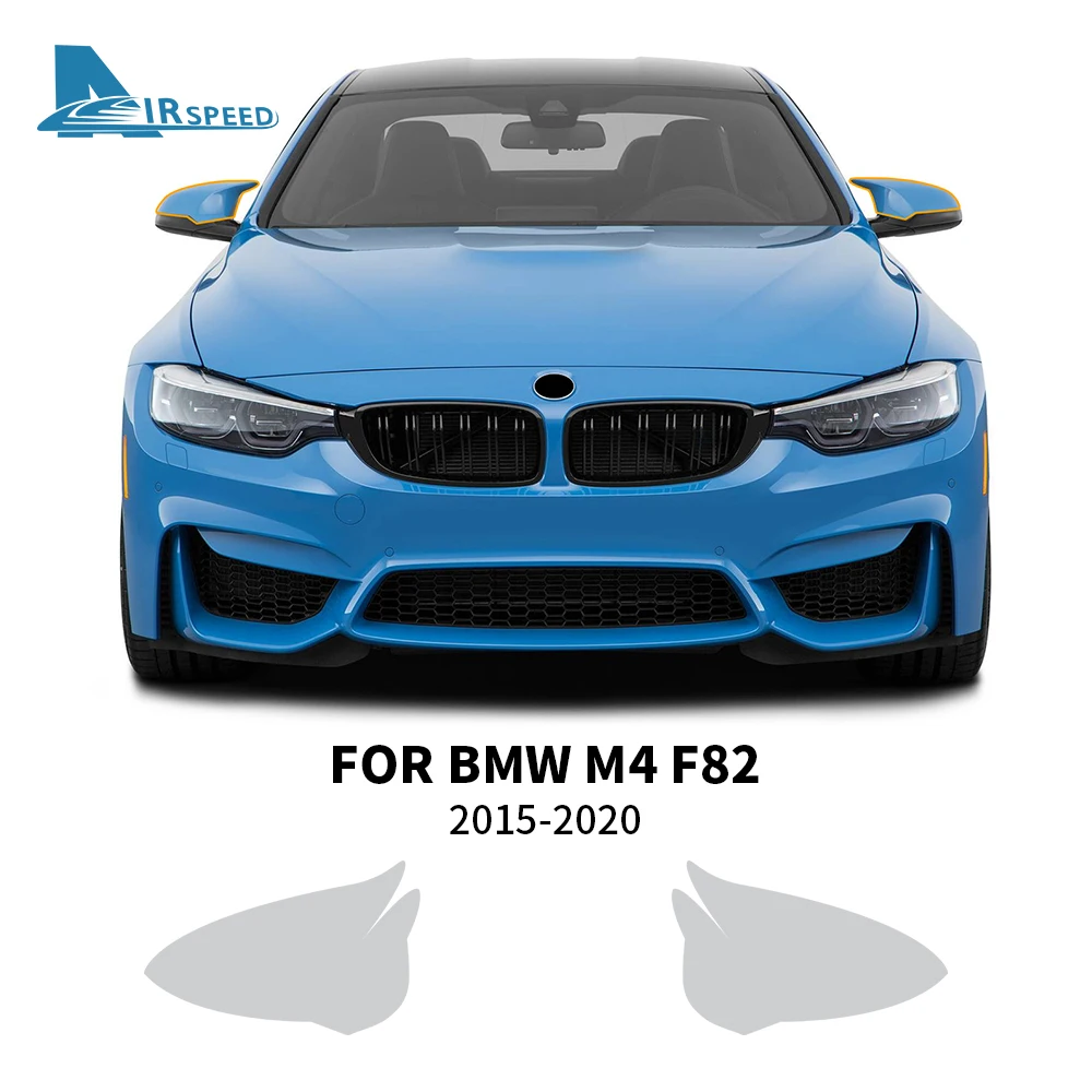 AIRSPEED Car Paint Protection Film for BMW M4 F82 2015-2020 Car Transparent Headlight Rearview Mirror Film TPU PPF Clear Sticker