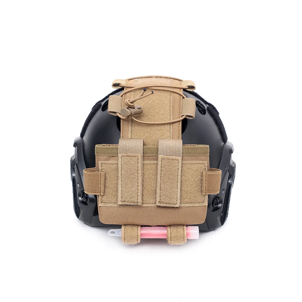Tactical Communication Helmet Accessory Weight Bag Battery Pack Night Vision Device Attachment Bag Helmet Balancing Pack
