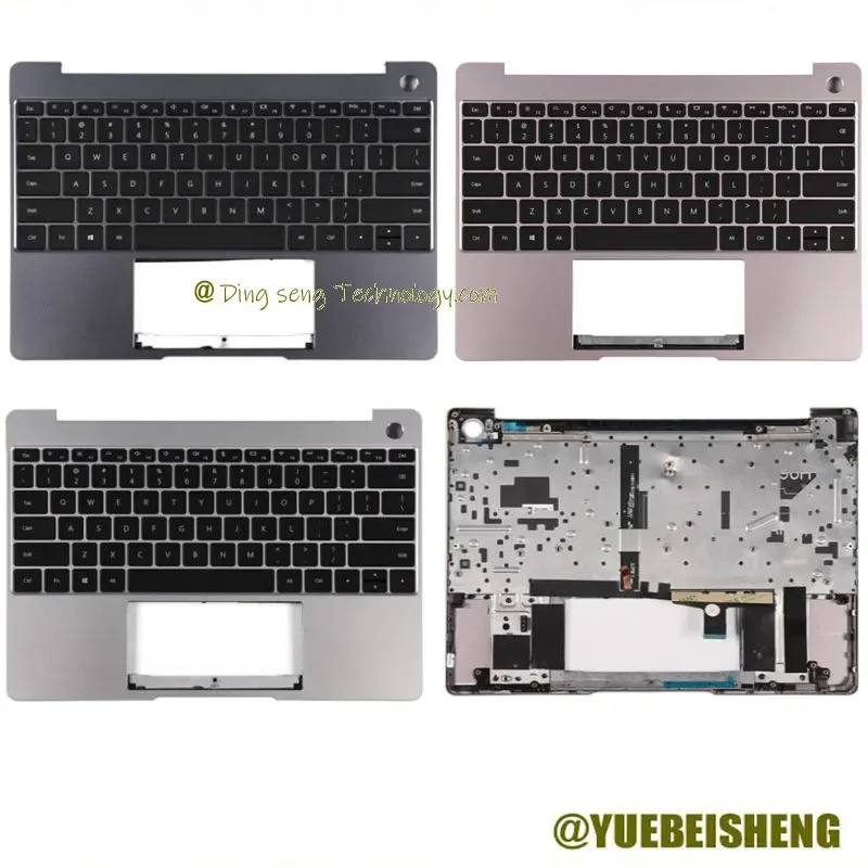 

YUEBEISHENG New/org For Huawei Matebook 13 HN-W19R W19L Palmrest US keyboard upper cover Backlight