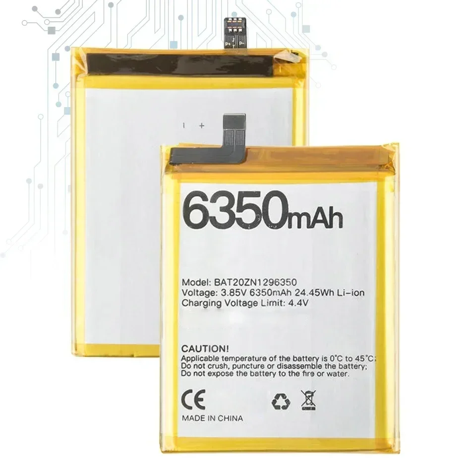 Batterij voor mobiele telefoon BAT20ZN 1296350   6350Mah voor DOOGEE S96 Pro