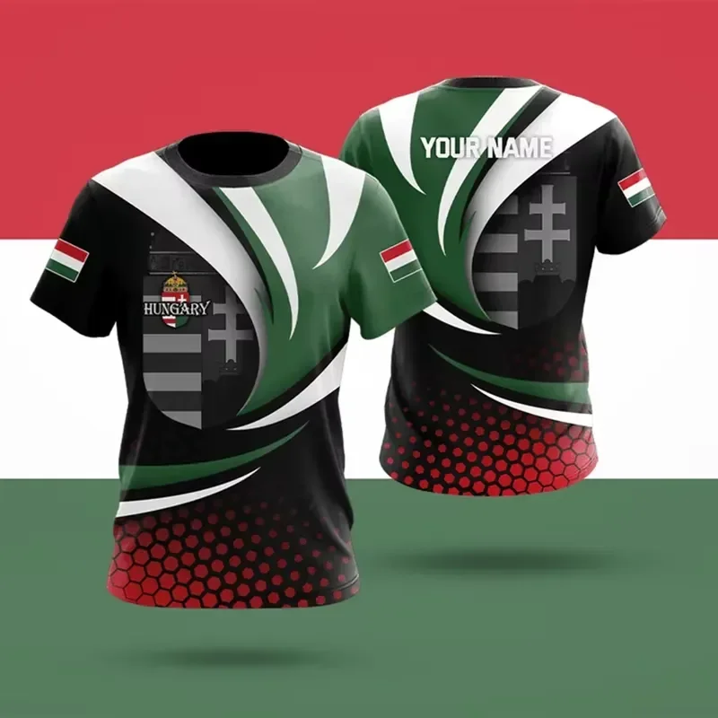 Shorts Comfortable Breathable Casual 2026 Hungary National Team T Shirt Men Women Coat Of Arms Graphic Tee 3D Print Football