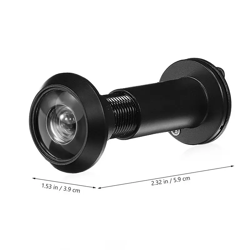 14mm 220 Degree Door Viewer Peephole Viewer Wide Angle Peephole Door Viewer Front Door Peephole  for Door 1.57-2.56inch Thicknes