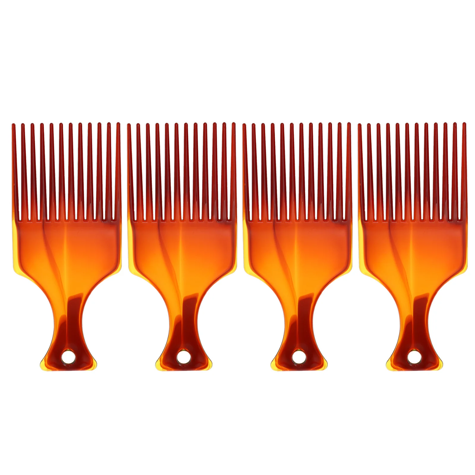 

4 шт., масляная расческа для волос с широкими зубьями, профессиональная парикмахерская щетка для укладки волос для дома, портативный легкий материал, меньше ломания