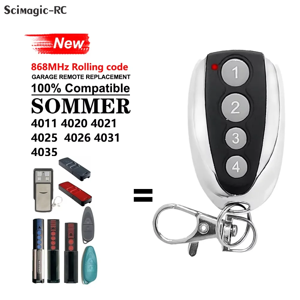 

SOMMER 868 Mhz Remote Control SOMMER APERTO 4025V000 4020 TX03-868-4 4026 TX03-868-2 4031 4025 4011 868MHz Gate Opener