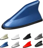 Car Shark Fin Antenna Cover Universal Carbon Fiber Look Radio Signal Aerials Roof Exterior Accessories Decoration for SUV Truck