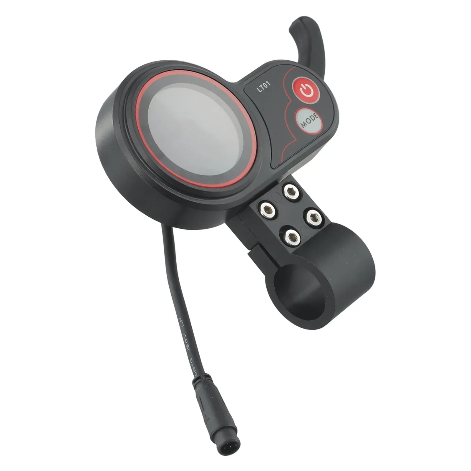 

LCD Control Panel for Mantis 10 and For Wolf Electric Scooter 6 Pin Connection Made of ABS Material Easy to Use