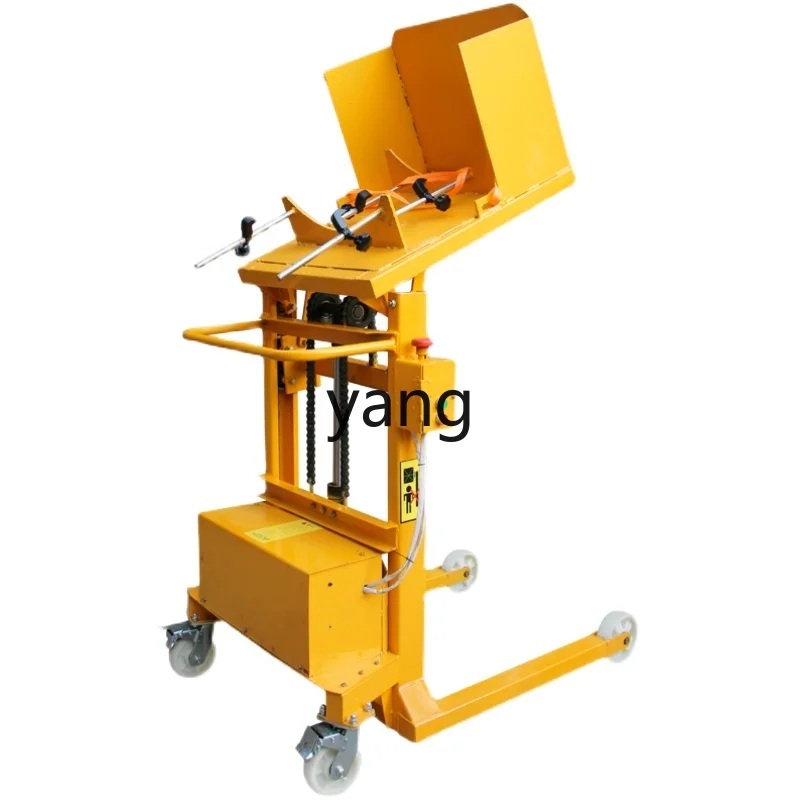 

LH semi-electric oil drum flip dump truck front and rear flip dump handling iron and plastic universal type