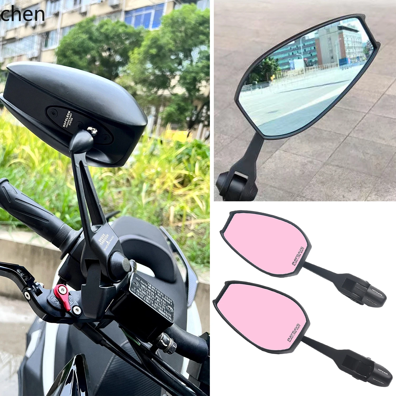 

ZML Compatible with Dongfeng NK150/NK250/NK400/650 ST125 Modified Rearview Mirror Reflector Accessories