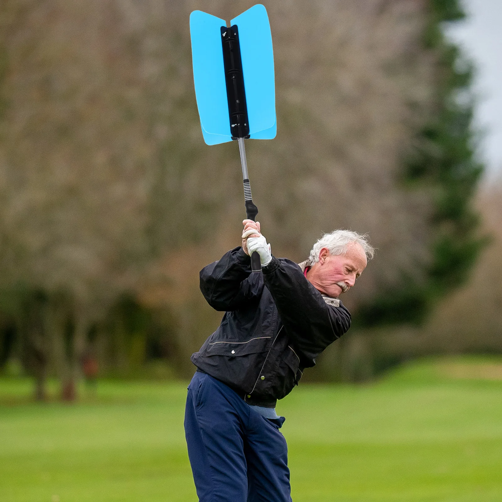 

Golf Swing Trainer Alignment Disc Fans Accessories Portable Wind Resistance Practice Arm Strength Training Golf Equipment