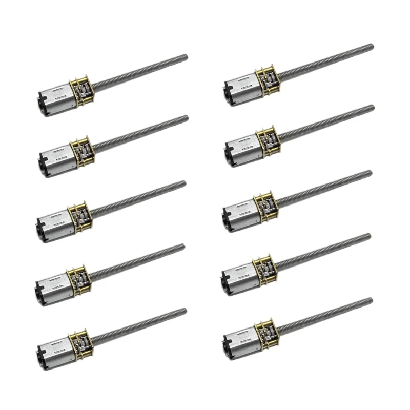 10pcs GA12-N20 M4*55 Micro Reduction Gear Motor 3V 6V 12V DC Motors Longer Threaded Electric Motor 15/30/100/200/300/500/1000RPM view 4