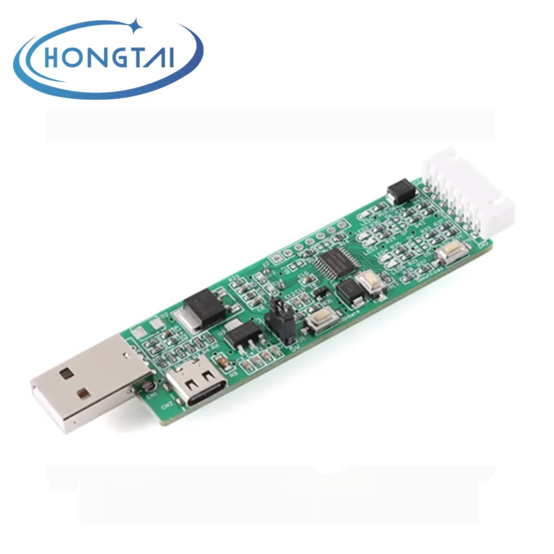 Módulo USB para Porta Serial Dupla, 2 Conjuntos de Portas Seriais, Kernel do Chip, STC8H8K64U, STC8H-V1.0